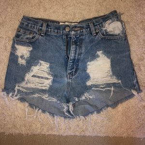 high waisted vintage daisy dukes